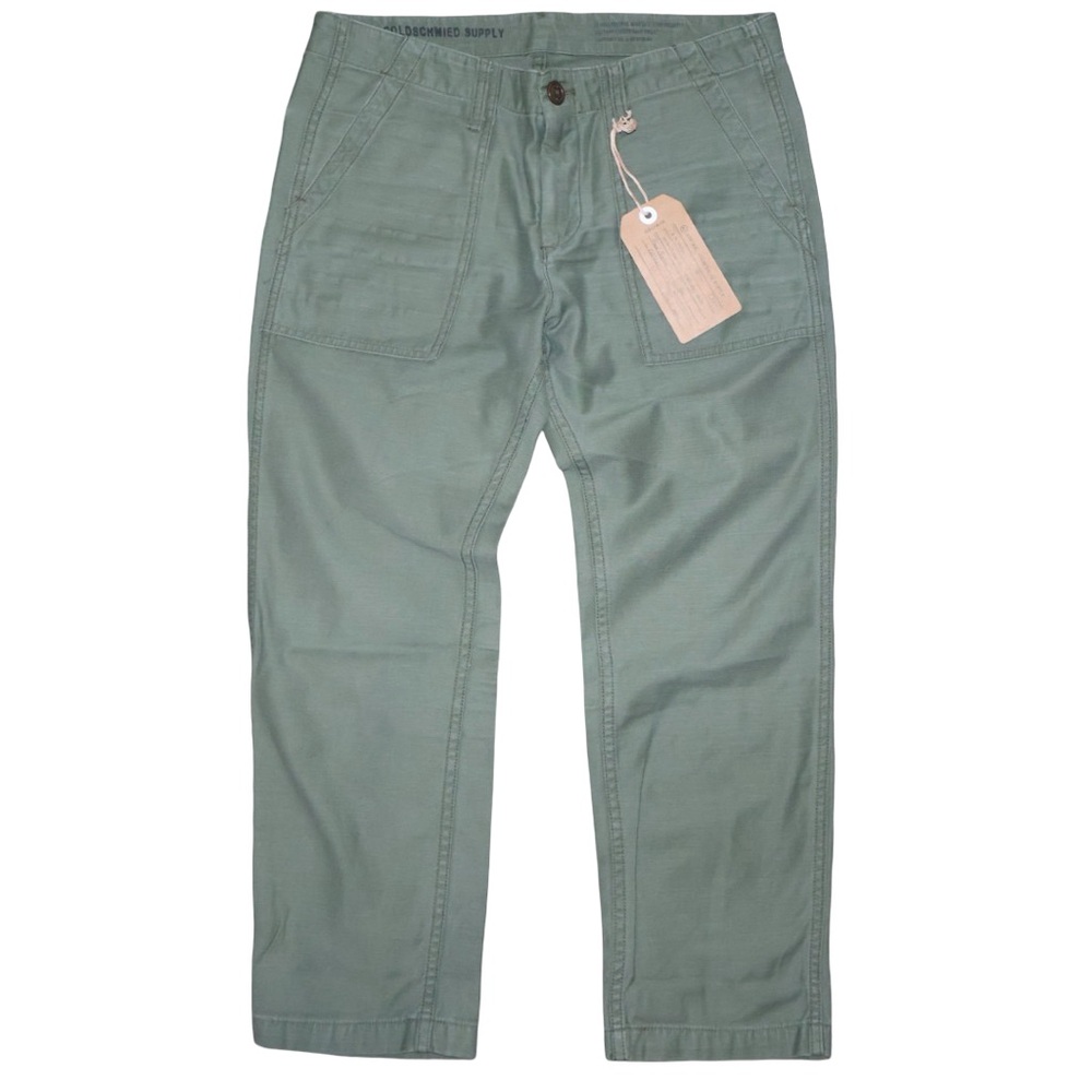 AG Adriano Goldschmied Women's Cropped Jeans in Sage Green